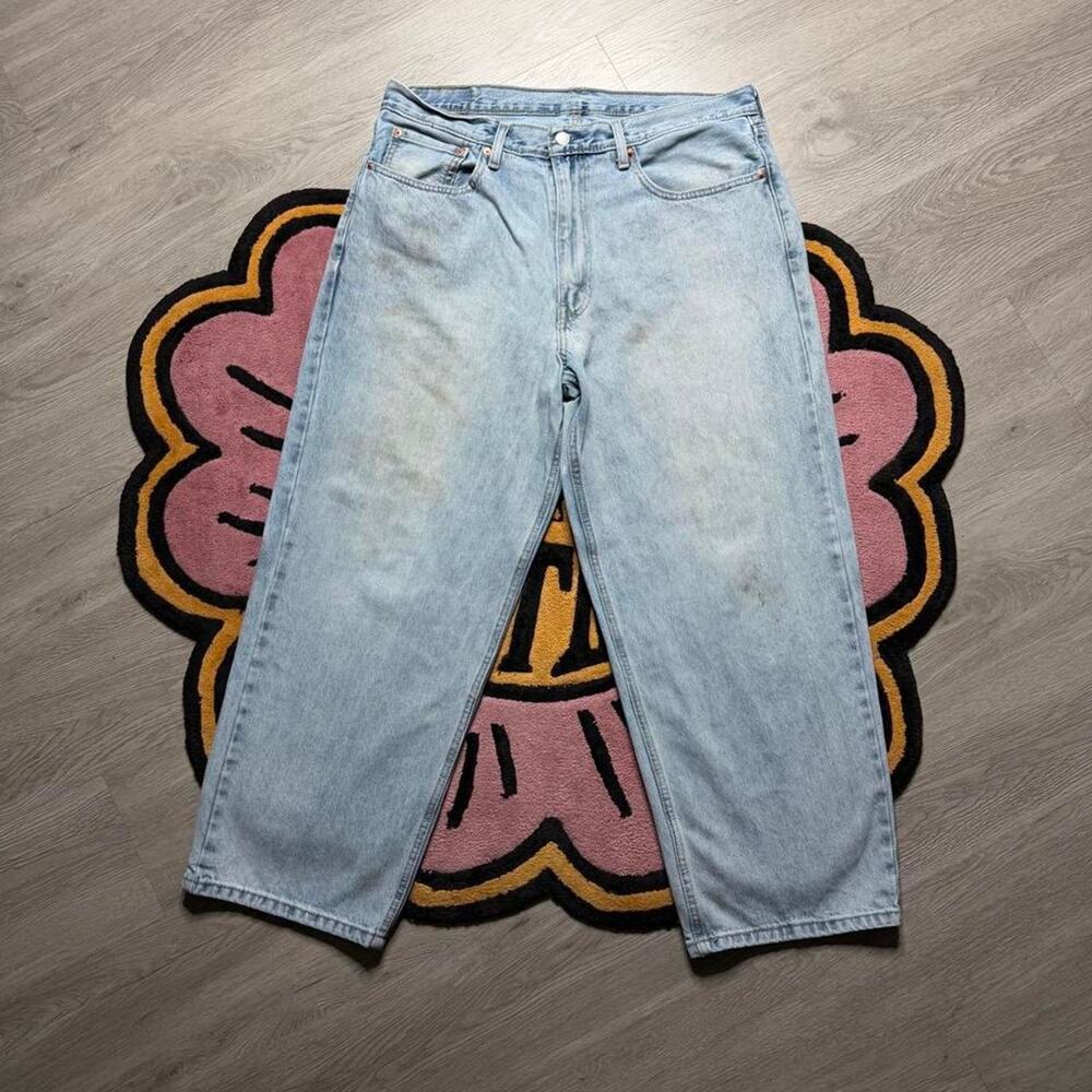 Levi’s 578 Extra Baggy Loose Fit Denim Jeans Size 36x30 Light Blue